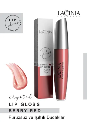 BERRY RED CRYSTAL LIPGLOSS